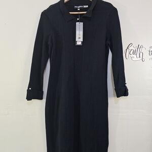 Karl Lagerfeld Paris Black Knit Dress – Size S – NWT